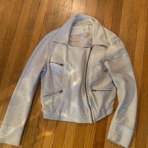 ANTHROPOLOGIE Cotton Motorcycle Light Jacket - Fall 🍁